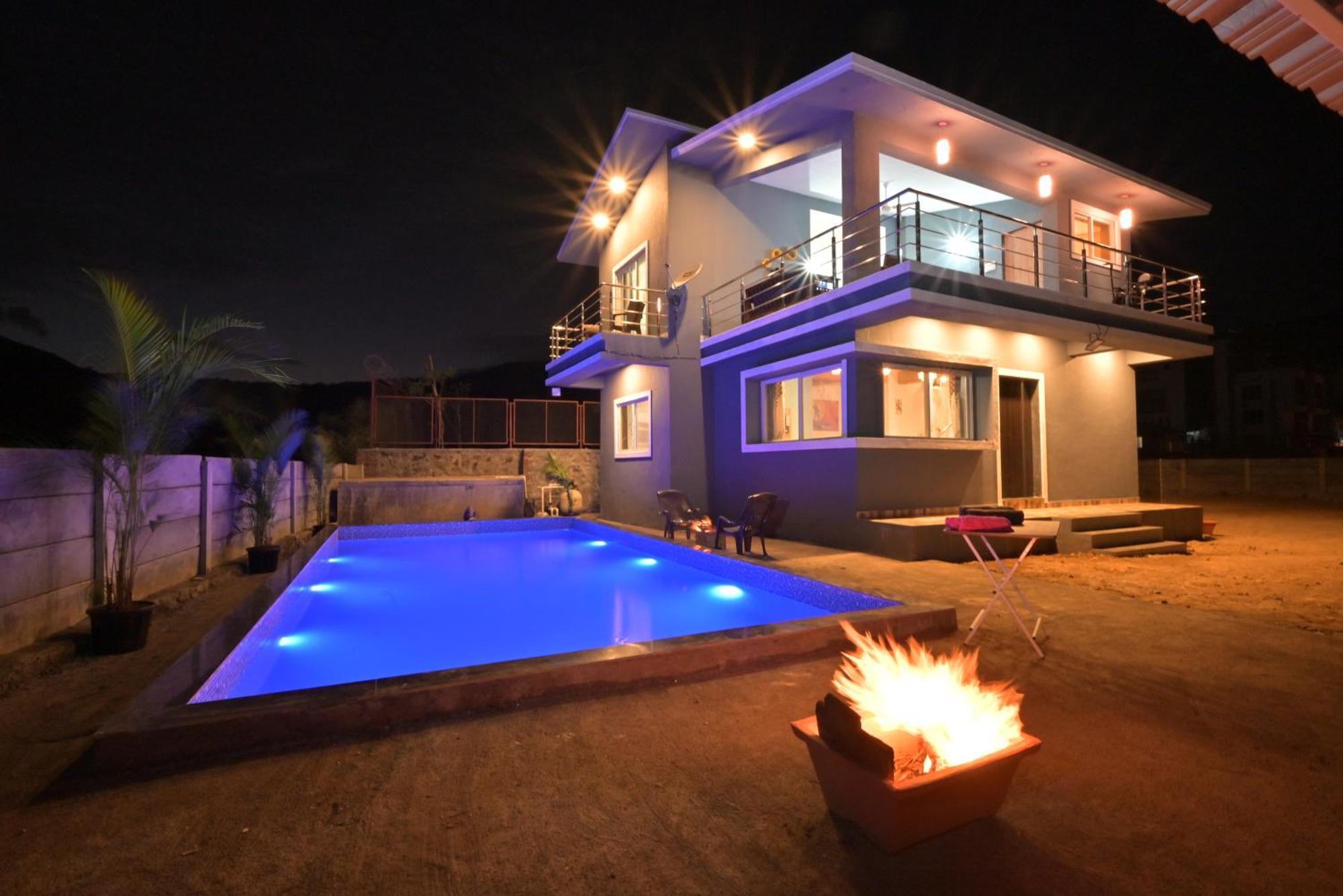 Ll Empyrean Stay Ll Mirage Chalet Ll 4Bhk Ll Ac Ll Largest Pvt Pool Ll Lonavala Ngoại thất bức ảnh
