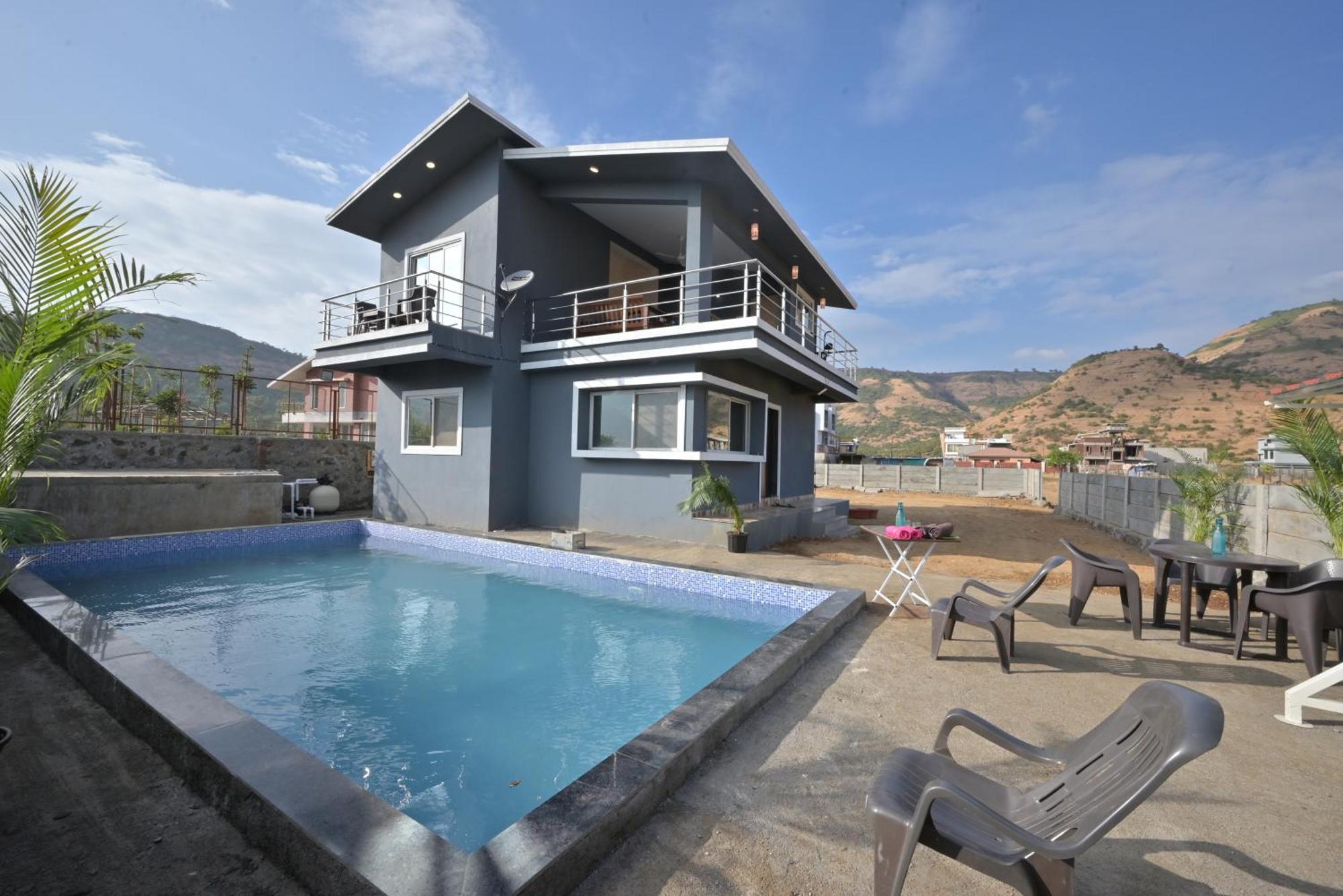 Ll Empyrean Stay Ll Mirage Chalet Ll 4Bhk Ll Ac Ll Largest Pvt Pool Ll Lonavala Ngoại thất bức ảnh