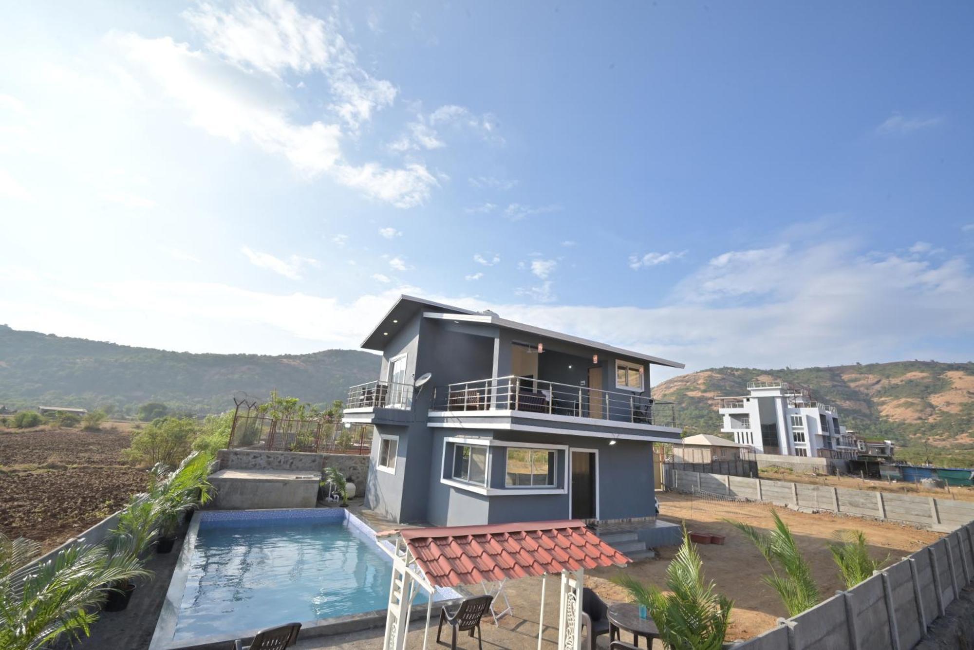 Ll Empyrean Stay Ll Mirage Chalet Ll 4Bhk Ll Ac Ll Largest Pvt Pool Ll Lonavala Ngoại thất bức ảnh