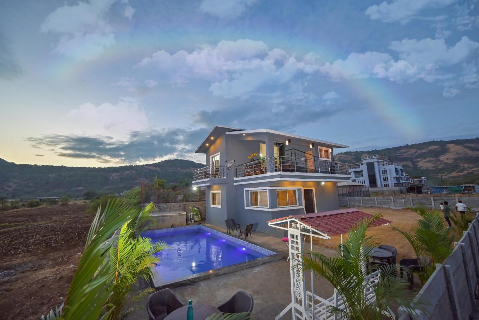 Ll Empyrean Stay Ll Mirage Chalet Ll 4Bhk Ll Ac Ll Largest Pvt Pool Ll Lonavala Ngoại thất bức ảnh
