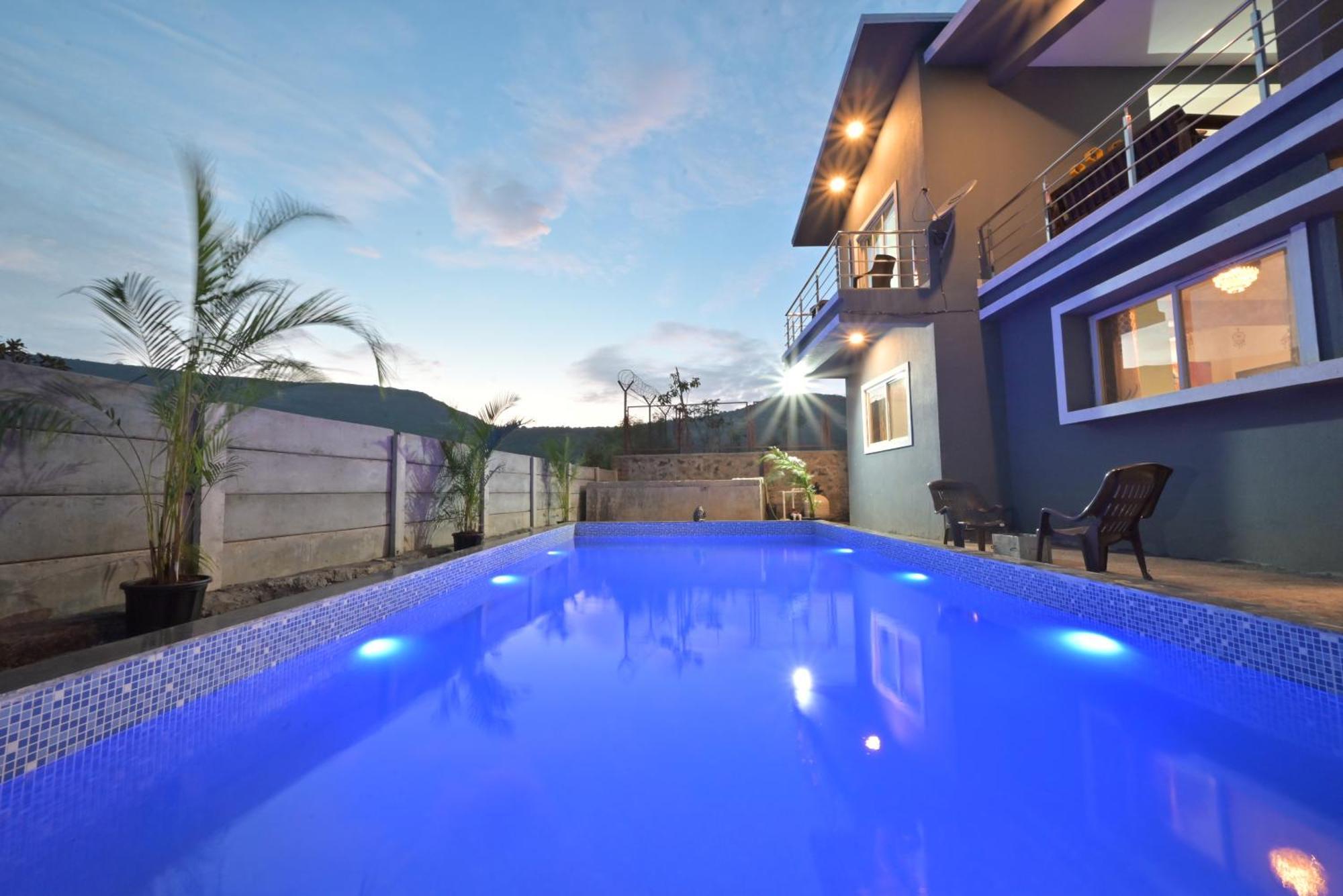 Ll Empyrean Stay Ll Mirage Chalet Ll 4Bhk Ll Ac Ll Largest Pvt Pool Ll Lonavala Ngoại thất bức ảnh