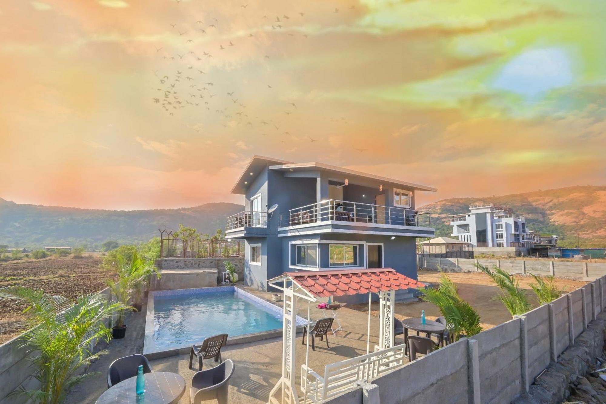 Ll Empyrean Stay Ll Mirage Chalet Ll 4Bhk Ll Ac Ll Largest Pvt Pool Ll Lonavala Ngoại thất bức ảnh